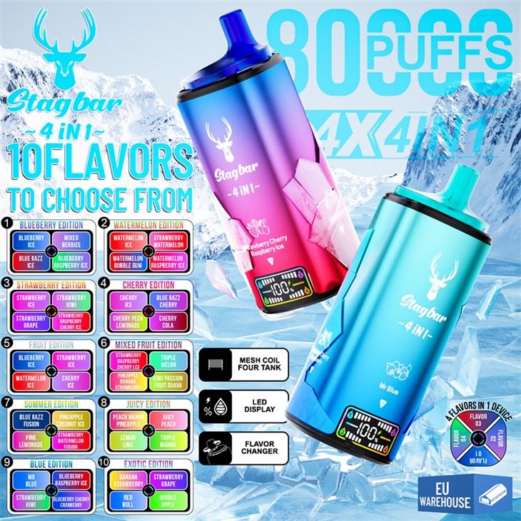 Stag Bar 80K Puffs 4 in 1